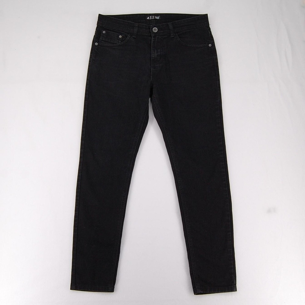 Cuidado Con‎ El Perro Jeans Mens 32 Black Slim Fit Stretch Denim Pants Casual
